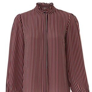 Anthropologie Just Female Denmark Women's Kaleda Vertical Striped Top Small